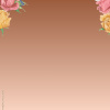 Posts estações do ano - florais - outono2022 - 1080x1920 papel de parede - fundo degradê marrom